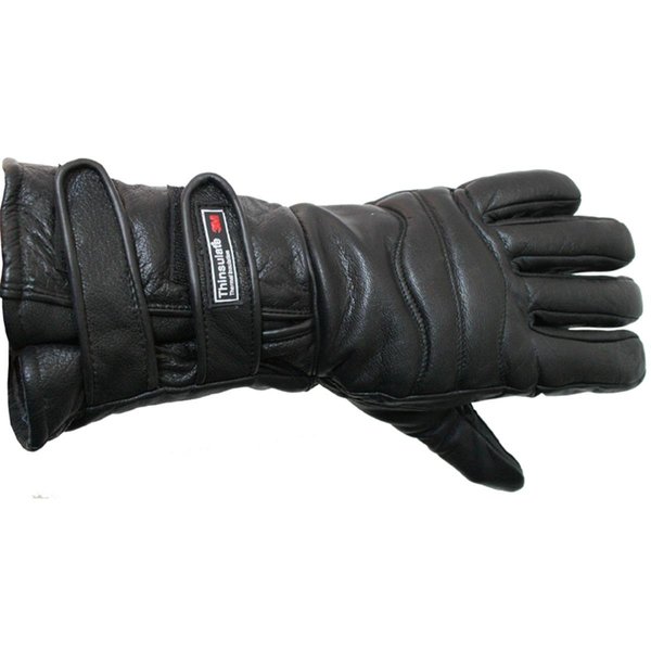 Newgroove Perrini Motorcycle Gloves Close out Winter Riding Leather Biker Leather Gloves New - Small NE840416